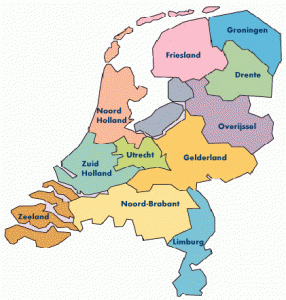 landkaart-nederland-provincies